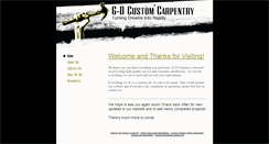 Desktop Screenshot of g-dcustomcabinets.com